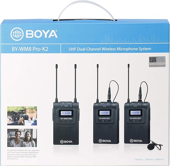 BOYa BY-WM8 Pro-K1 Wireless microphone system BOYa BY-WM8 Pro-K1 Wireless microphone system